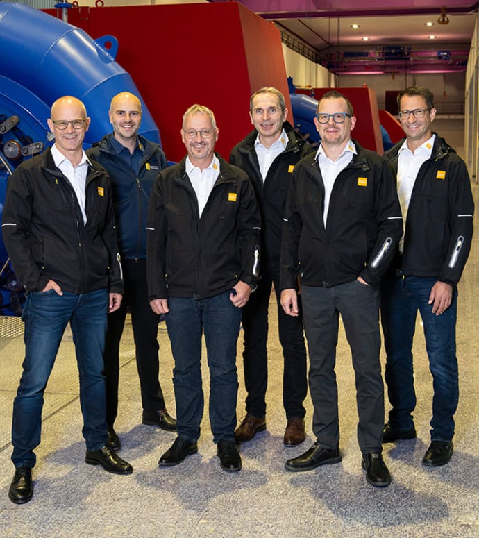 Ein Gruppenfoto der EWO Geschäftsleitung